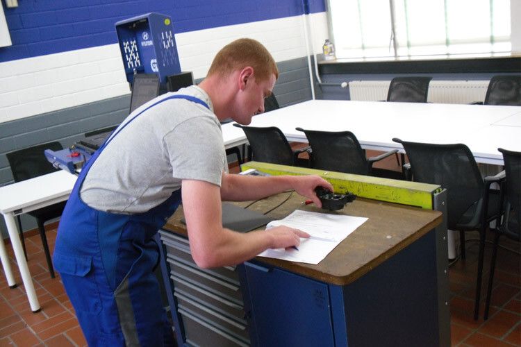 Das Finale der Hyundai Skill-Olympics 2014 fand im Trainingszentrum in Heilbronn statt. (Foto: Hyundai)