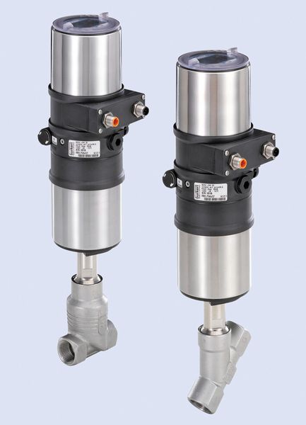 Bild 3: Die Geradsitz- und Schrägsitz-Regelventile aus der Element-Serie wurden für Prozesse mit hohen Ansprüchen an die Anlagenhygiene konstruiert. (Bild: Bürkert)