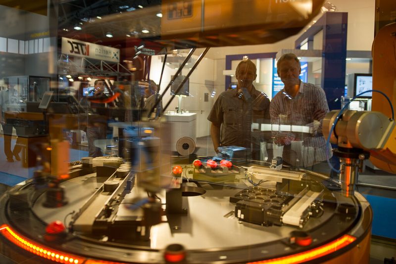 Rückblick: Impressionen von der Automatica 2012. (Bild: Messe München)