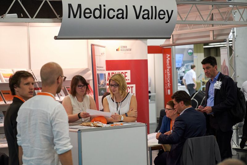 Innovationen und Partnering bekommen 2018 auf der MT-Connect mehr Raum: Der Innovation Market Place wird nicht mehr nur vom Medical Valley unterstützt, sondern erhält mit EIT Health und dem German Accelerator Program weitere überaus prominente Unterstützer.  (Nürnberg Messe)