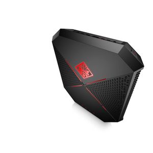 Der schlanke Omen X Compact Desktop kann durch zwei Akkus an einem Tragegeschirr versorgt werden und wird so zum Rucksackrechner für Spiele oder Anwendungen mit VR-Brille. 