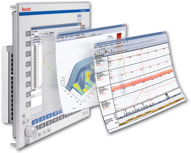 Das Softwaretool Energy Analyzer stellt den Energieverbrauch von Prozessabschnitten, Maschinenkomponenten und verwendeten Werkzeugen dar. (Bild: Bosch Rexroth AG)