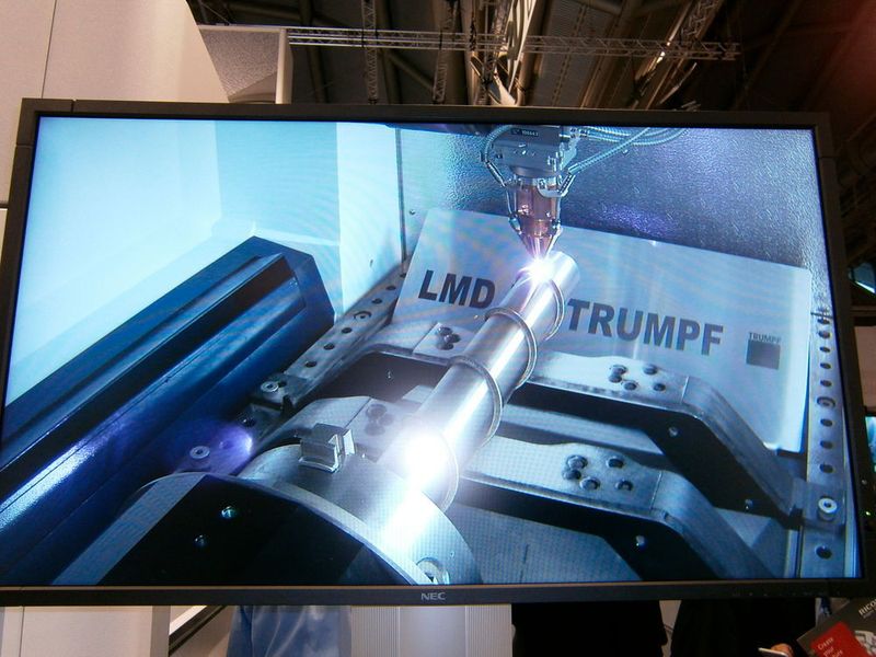 Trumpf präsentierte auf der ersten formnext das wieder erwachte und optimierte Know-how in Sachen additiver Fertigung via Laserstrahlsystemen. (Bild: Königsreuther)
