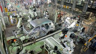 SUV-Fertigung von Toyota in St. Petersburg. (Hersteller)