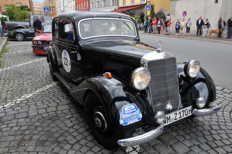 Mercedes-Modelle waren häufiger vertreten. Hier ein 170 D aus dem Jahr 1950. (Zietz /»kfz-betrieb«)