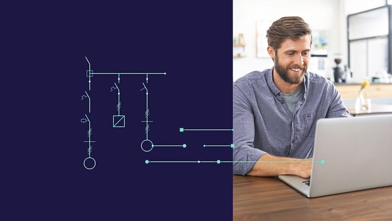 Der Electrical Designer liefert in kurzer Zeit normkonforme Ergebnisse, reduziert die Einarbeitungszeit für neue Mitarbeitende, vermeidet menschliche Rechenfehler – und macht Expertenwissen für das ganze Team nutzbar.(Bild:  Siemens AG)