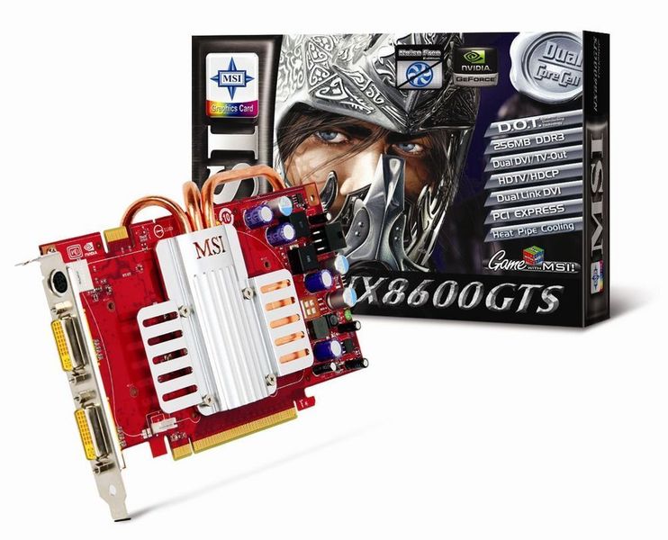 MSI bietet die Karten der Geforce-8600-Reihe auch mit passiver Kühlung an. (Archiv: Vogel Business Media)