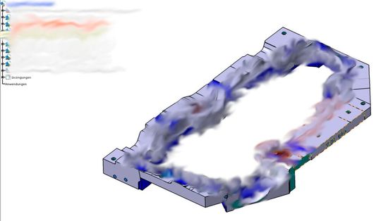 Exemplarisches Modell für Stahleinsätze, 8 Stück im Zusammenbau.(Bild:  Clous)