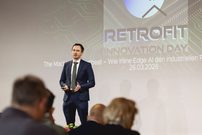 Wie kann KI beim Retrofit helfen? Andreas de Jonge konnte mit seinem Vortrag dafür wertvolle Impulse geben.  (Bild: Stefan Bausewein/VCG)