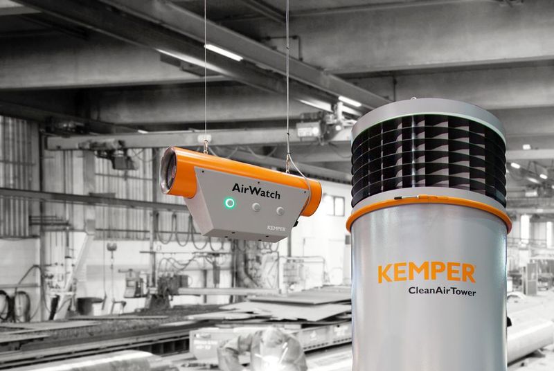 Bisher steuert bei KEMPER Connect das Luftüberwachungssystem AirWatch Raumlüftungssysteme und Absauganlagen und kommuniziert über ein eigenständiges Funknetzwerk autark mit ihnen. (Bild: KEMPER)