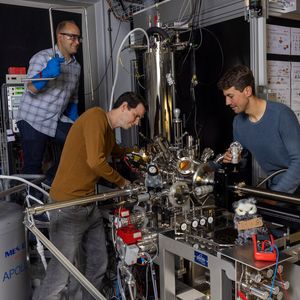 Bruno Schuler's research group is part of the nanotech@surfaces lab lead by Roman Fasel.(Source:  Empa)