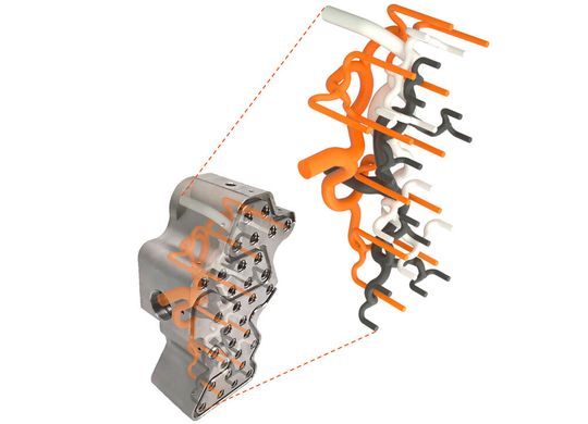 The Streamrunner is an additively manufactured hot runner with maximum design freedom. The Streamrunner is an additively manufactured hot runner with maximum design freedom.