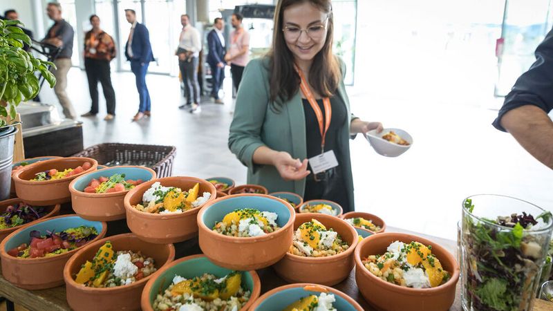 Leckeres Essen gehört zu einem gelungenen Kongress ebenfalls dazu. (Bild: Stefan Bausewein)