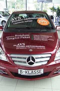 Ein bis zwei Sondermodelle pro Jahr gehören bei Auto-Scholz dazu. Im Handumdrehen kreierte der Verkaufsleiter eine B-Klasse-Spezialität mit Full-Service-Paket, die in zwei Farben erhältlich war. 15 davon waren binnen weniger Tage verkauft. (Archiv: Vogel Business Media)