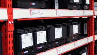 Das I-Shelf soll mit RFID-Technologie für maximale Sicherheit im C-Teile-Management sorgen. (Bild: Würth Industrie Service)