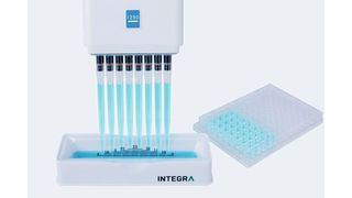 Die 8-Kanal-Evolve-Pipette von Integra fasst bis zu 1250 µl. (Integra Biosciences)