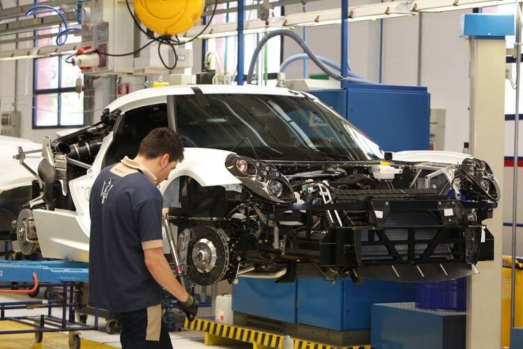 Der 4C wird im Maserati-Werk in Modena produziert, rund 1.000 Exemplare sind für den deutschen Markt. (Foto: Alfa Romeo)