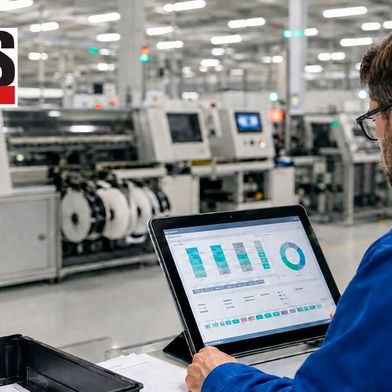 Ein KI-gestütztes ERP-System kann in Electronic Manufacturing Services Bestellvorgänge, Terminabgleiche und wiederkehrende Planungsaufgaben organisieren. (Bild: Dall-E / KI-generiert)