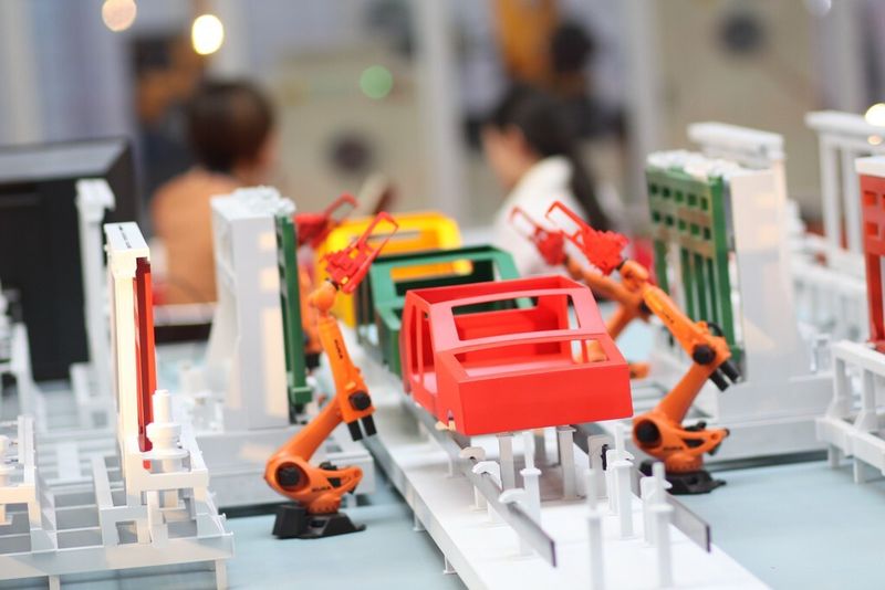 Für Industrieroboter gab es eine eigene Sonderschau. (Bild: AMB China)