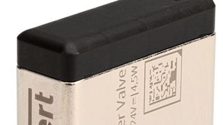 Kurze Schaltzeiten bei Drücken bis 16 bar und hohen Durchsatzraten: das neue Flippermikroventil Typ 6757 von Bürkert.  (Bild: Bürkert Fluid Control Systems)