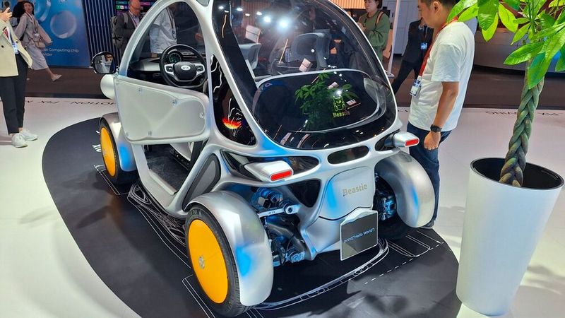 Immer mit Dach und immer mit vier Rädern ist der kleine Cityflitzer Beastie unterwegs. (Bild: Rudolf Huber/SP-X)