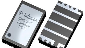 Infineon's CoolGaN 100 V transistor family offers high switching performance and power capacity in a compact package. (Image:Infineon)