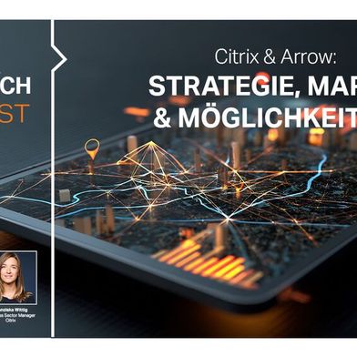 Citrix & Arrow: Strategie, Markt & Möglichkeiten, ein Interview von Oliver Schonschek, Insider Research, mit Mathias von Bescherer, Tom Dreger und Franziska Wittig von Arrow ECS. (Bild: Vogel IT-Medien / Arrow ECS / Schonschek)