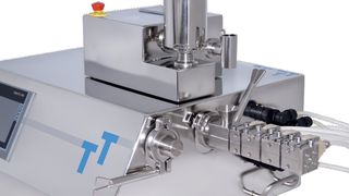 Mini-Extruder Hybrid mit 9-mm-Flachboden-Dosiergerät (Bild:)