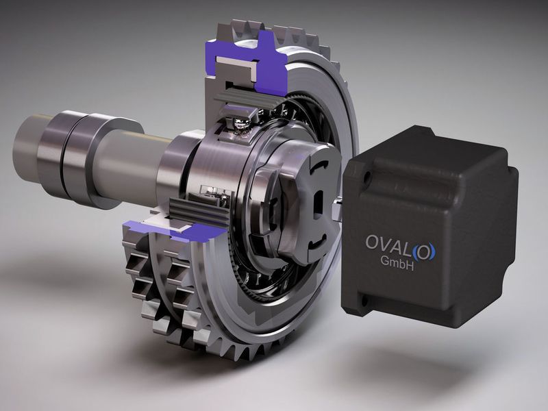 Mit dem elektromechanischen Nockenwellenversteller für Verbrennungsmotoren sind höhere Steuergenauigkeit und bessere Verstellgeschwindigkeit möglich.  (Bild: Harmonic Drive)