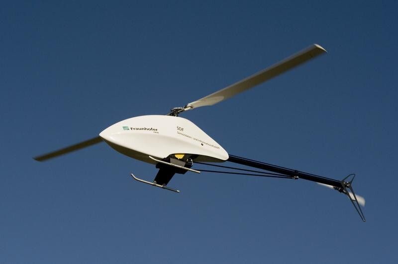Der Copter der Abteilung SDF des Fraunhofer FKIE (Fraunhofer FKIE)