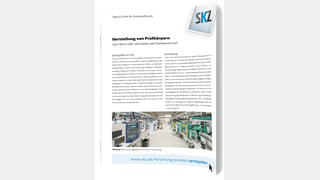 Herstellung von Prüfkörpern nach Norm oder Kundenwunsch