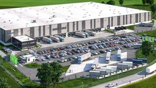 Der neue, 28.000 m² große Standort in Halle wurde vom Immobilienkonzern Goodman entwickelt und soll vor allem führenden Retailern und Marken als Lager-, Kommissionier- und Versandfläche für ihre Artikel dienen. (Bild: Aberle)