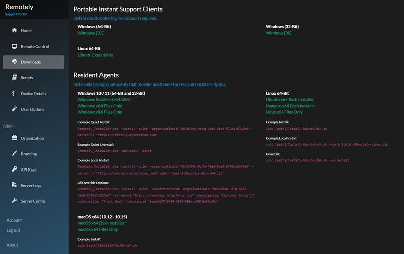 Der Remotely-Agent lässt sich auch für unbeaufsichtigten Zugriff einrichten. (Bild: Joos - Immense Networks)