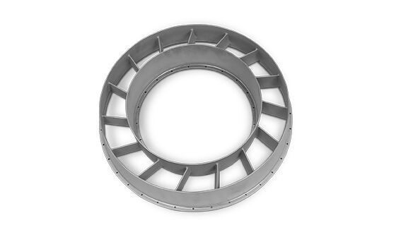 A DMP turbine rear vane. (GF Machining Solutions)