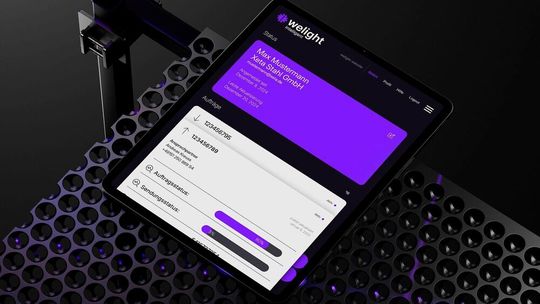Welight Intelligents neue Projektapp verschafft Unternehmen jederzeit einen Überblick über ihre Aufträge zur Installation intelligenter Hallenbeleuchtung.(Bild:  Welight Intelligent)