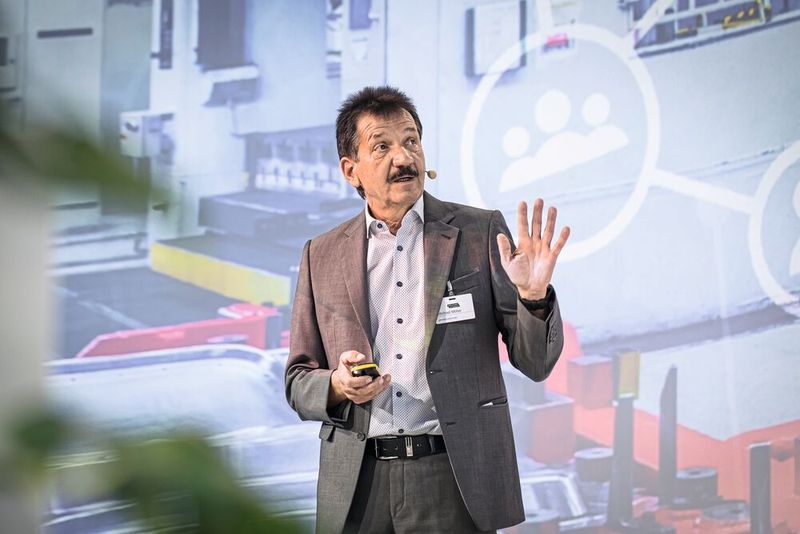 Impressionen der 4. Fachtagung „Mehr Effizienz im Presswerk“ am 15. Juni 2023 in Würzburg. (Bild: VCG/Stefan Bausewein)
