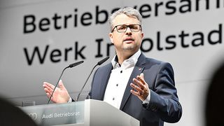 Audi-Betriebsratschef Peter Mosch sagte am Mittwoch: „Mit der Verunsicherung der Belegschaft muss jetzt Schluss sein.“ (Audi)
