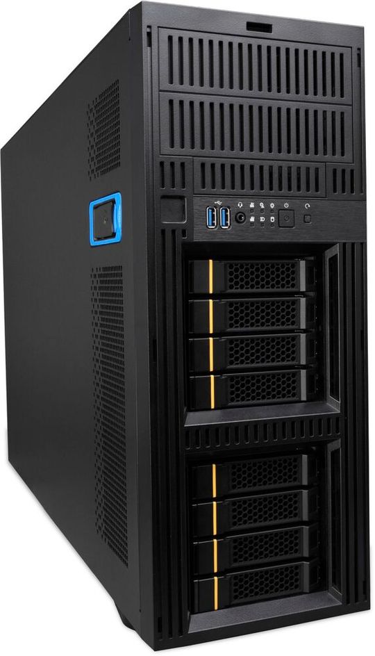 Die Single-Socket-ProServer bietet Extra Computer auch als Tower-Modelle an. Sie lassen sich als Standgerät oder, mit einem Umbausatz, im Rack betreiben. (Bild:  Extra Computer)