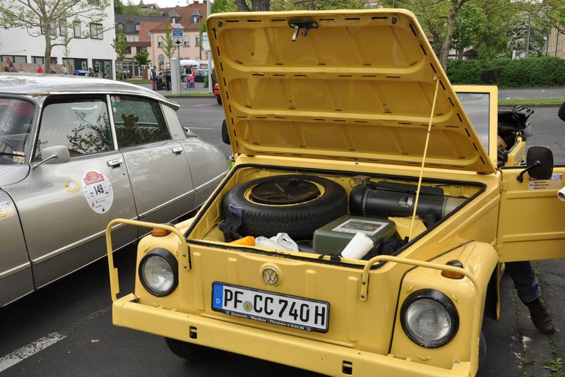 … mit – natürlich - dem Kofferraum vorne. (Foto: Grimm/Dominsky)