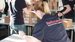 Zu Beginn des Kunden-MLC-Trainings führen die unsynchronen Prozesse häufig noch zu Losgrößenbildung. Bild: Hellmann Worldwide Logistics (Archiv: Vogel Business Media)