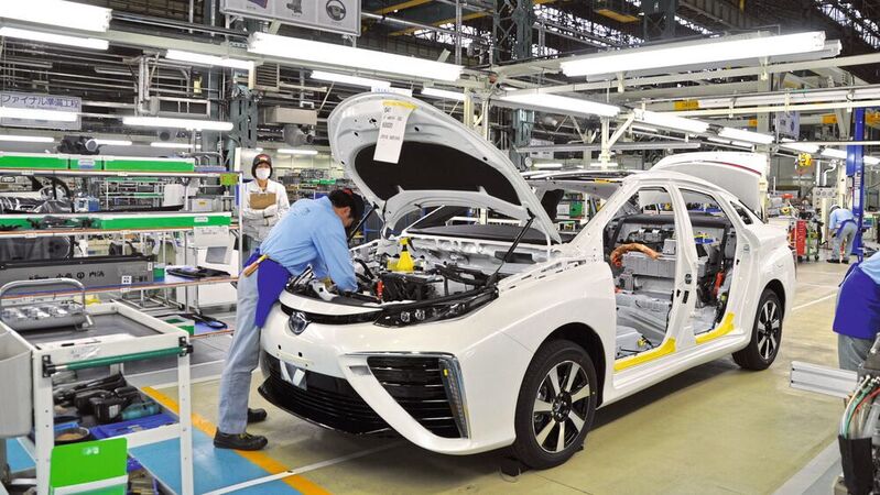 2022 setzte Toyota weltweit über zehn Millionen Fahrzeuge ab.