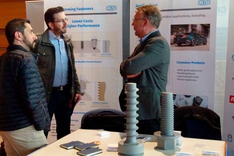 Conti Fasteners klärte über gewindeformende Schrauben auf. (D.Quitter/VCG)