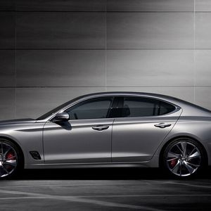 Mit seinen knackigen Proportionen kann sich der G70 optisch durchaus mit Mercedes C-Klasse oder BMW 3er messen.(Bild:  Genesis)