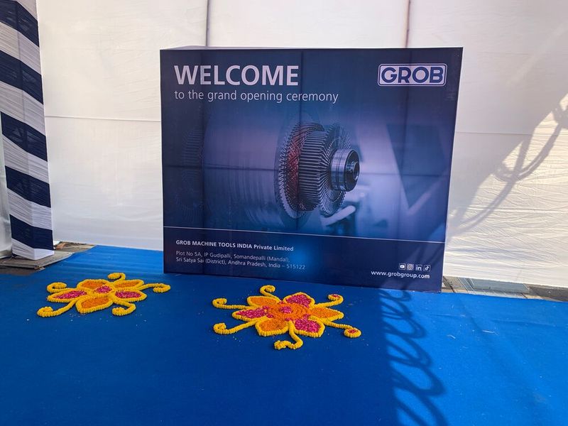 Werkseröffnung Grob Indien (Bild: Grob-Werke GmbH & Co. KG)