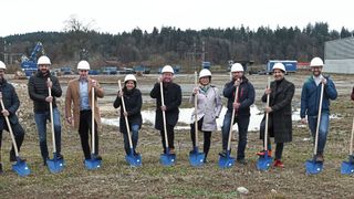 Spatenstich für den Createch-Neubau zur Laserbearbeitung. (Createch)