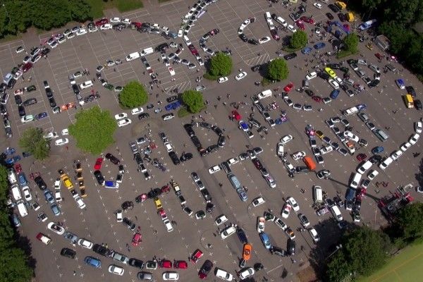 Weltrekord-Parade in Stuttgart mit 507 E-Fahrzeugen am 31. Mai 2014 (ZERO Race GmbH)