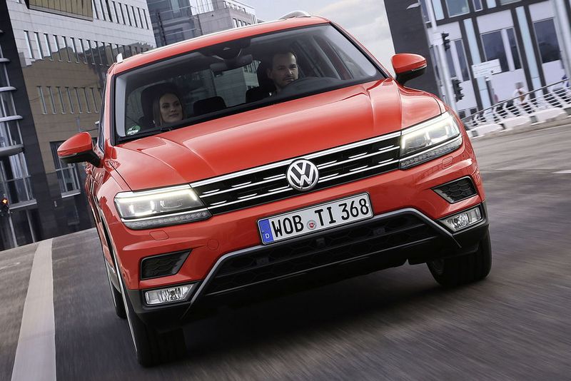 Geländewagen: VW Tiguan, 6.693 Neuzulassungen. (VW)