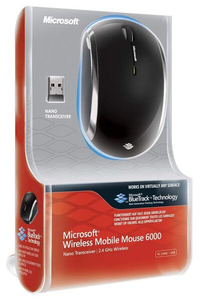Ein Nano-USB-Empfänger stellt am PC die Verbindung zur Mobile Mouse 6000 her. (Archiv: Vogel Business Media)