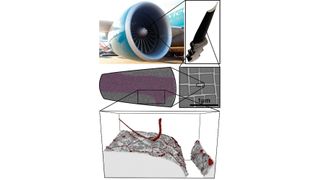 Mit Atomsondendaten lassen sich Atome innerhalb der Superlegierung aufspüren. (Quelle: J.J. Möller, S. Neumeier, A. Prakash, E. Bitzek)