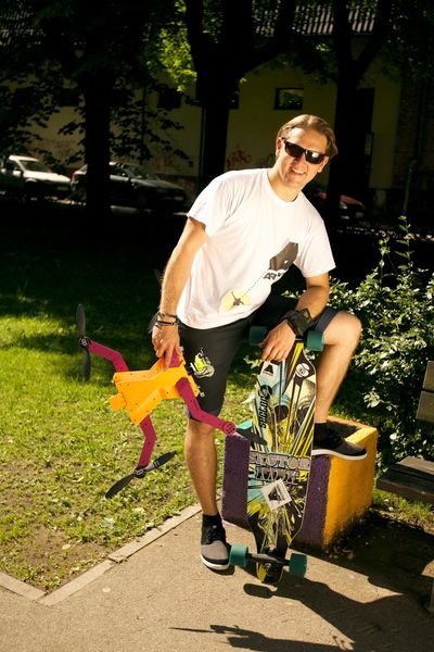 Edgars Rozentals, Mitbegründer und CEO von Helico Aerospace Industries, hat zusammen mit Stratasys den Air Dog entwickelt. (Bild: Helico)